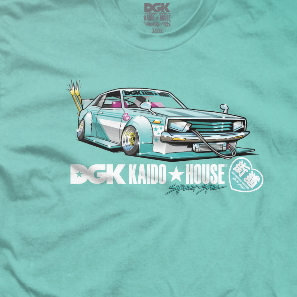 DGK x Kaido House Zokusha T-Shirt - Celadon