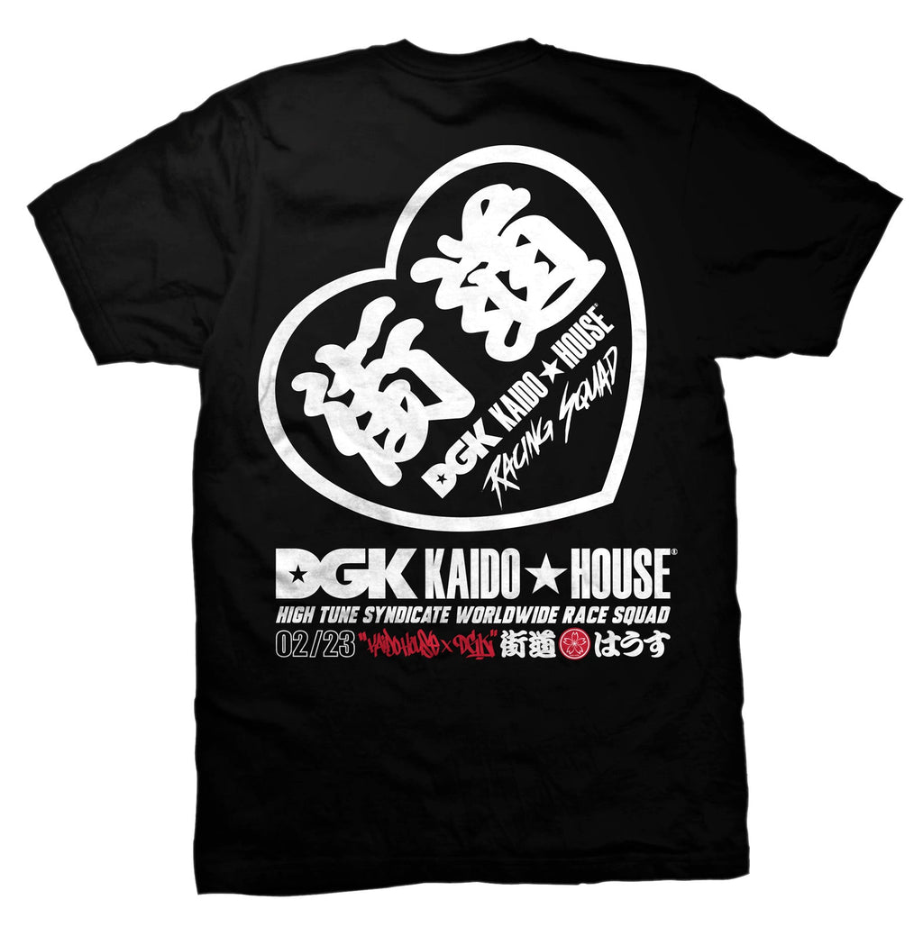 DGK x Kaido House Konbini T-Shirt - Black