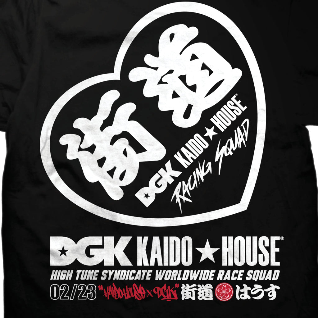 DGK x Kaido House Konbini T-Shirt - Black