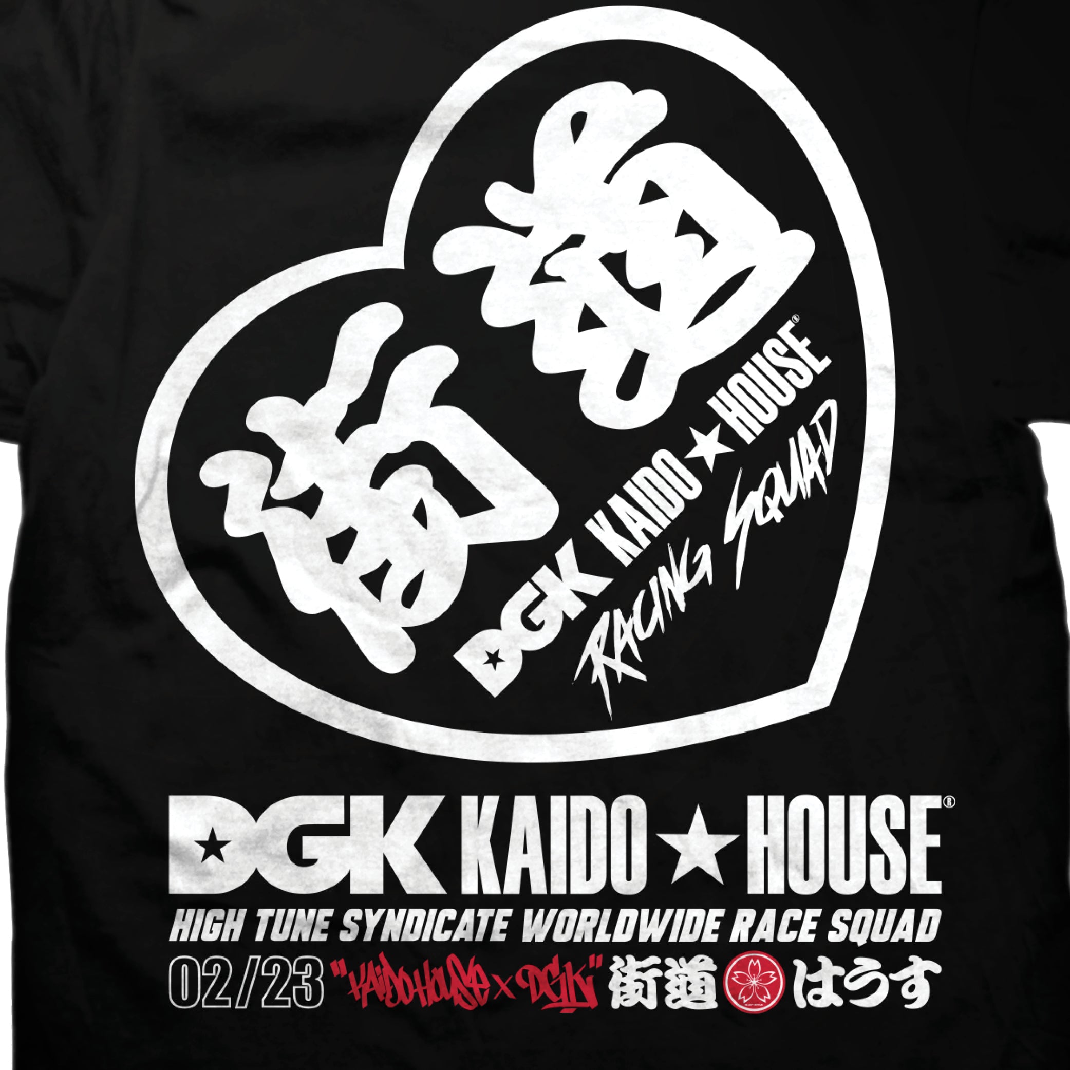 DGK x Kaido House Konbini T-Shirt - Black