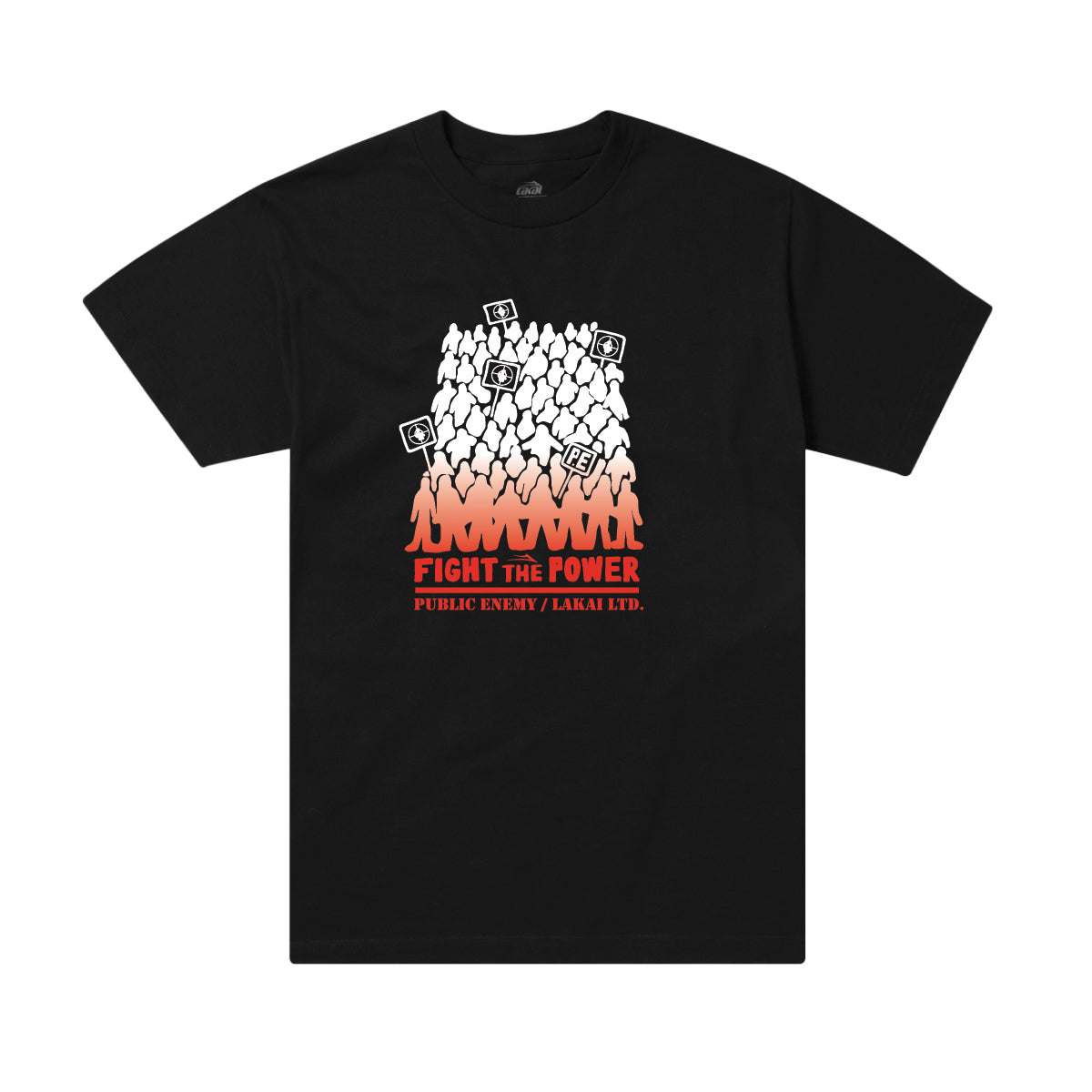 Lakai Public Enemy Fight The Power SS Tee - Black