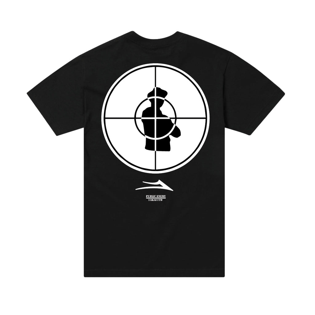 Lakai Public Enemy Sniper Logo SS Tee - Black