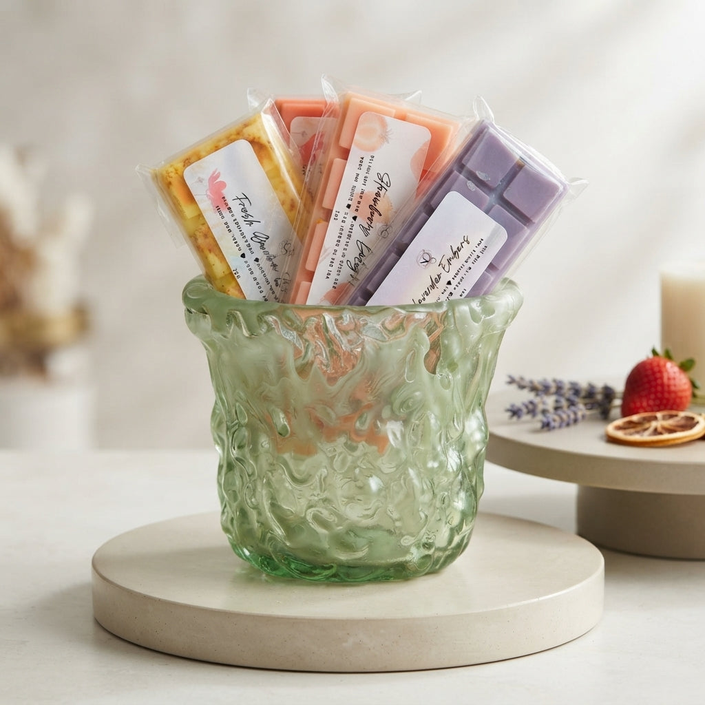 Holiday Gift Wax Melts Bar – Seasonal Hues | 18 Signature Scents
