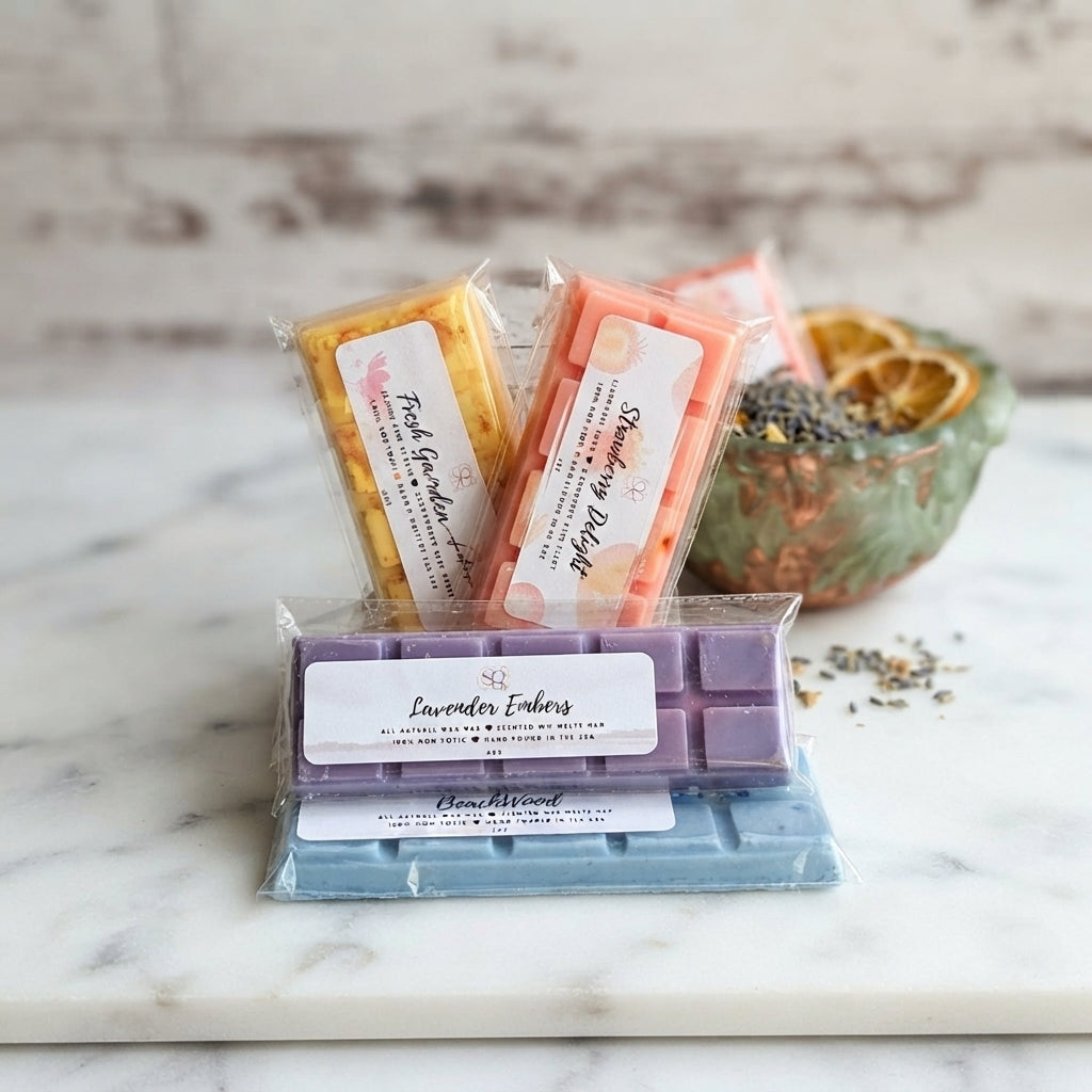 Holiday Gift Wax Melts Bar – Seasonal Hues | 18 Signature Scents
