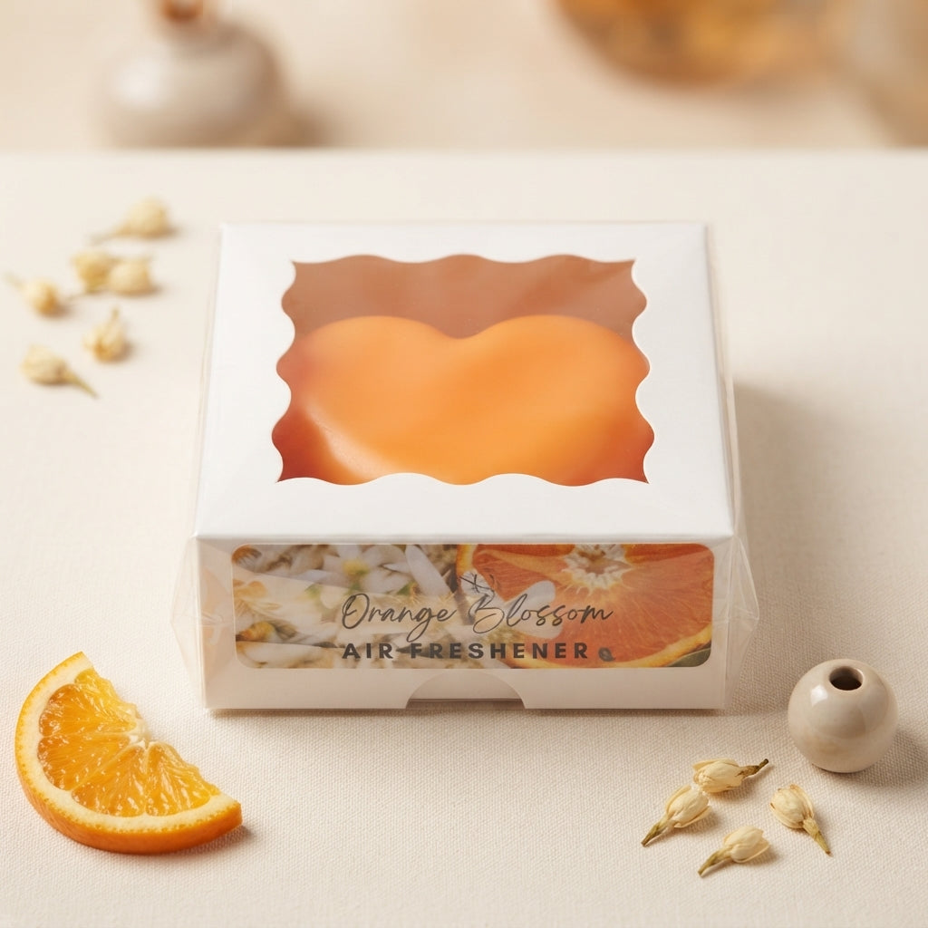 Wax Heart Freshener – Cozy & Comforting | Warm, Inviting Scents
