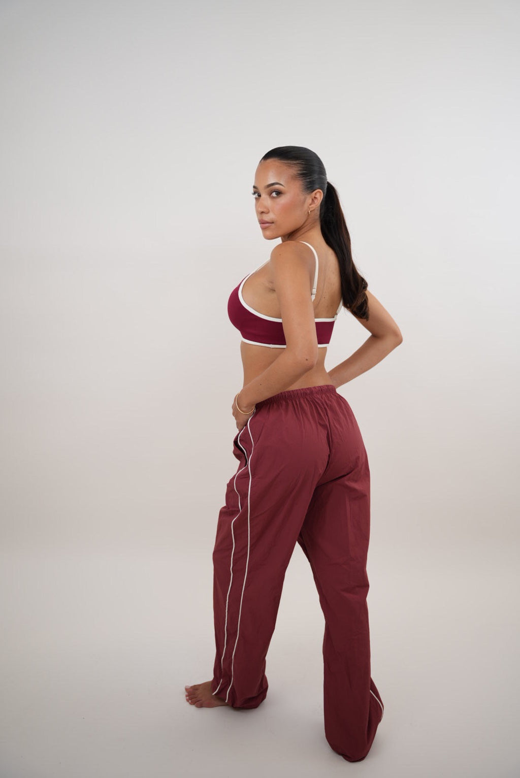 I Accept Change with Grace Red Versatile Relaxed Fit Pant