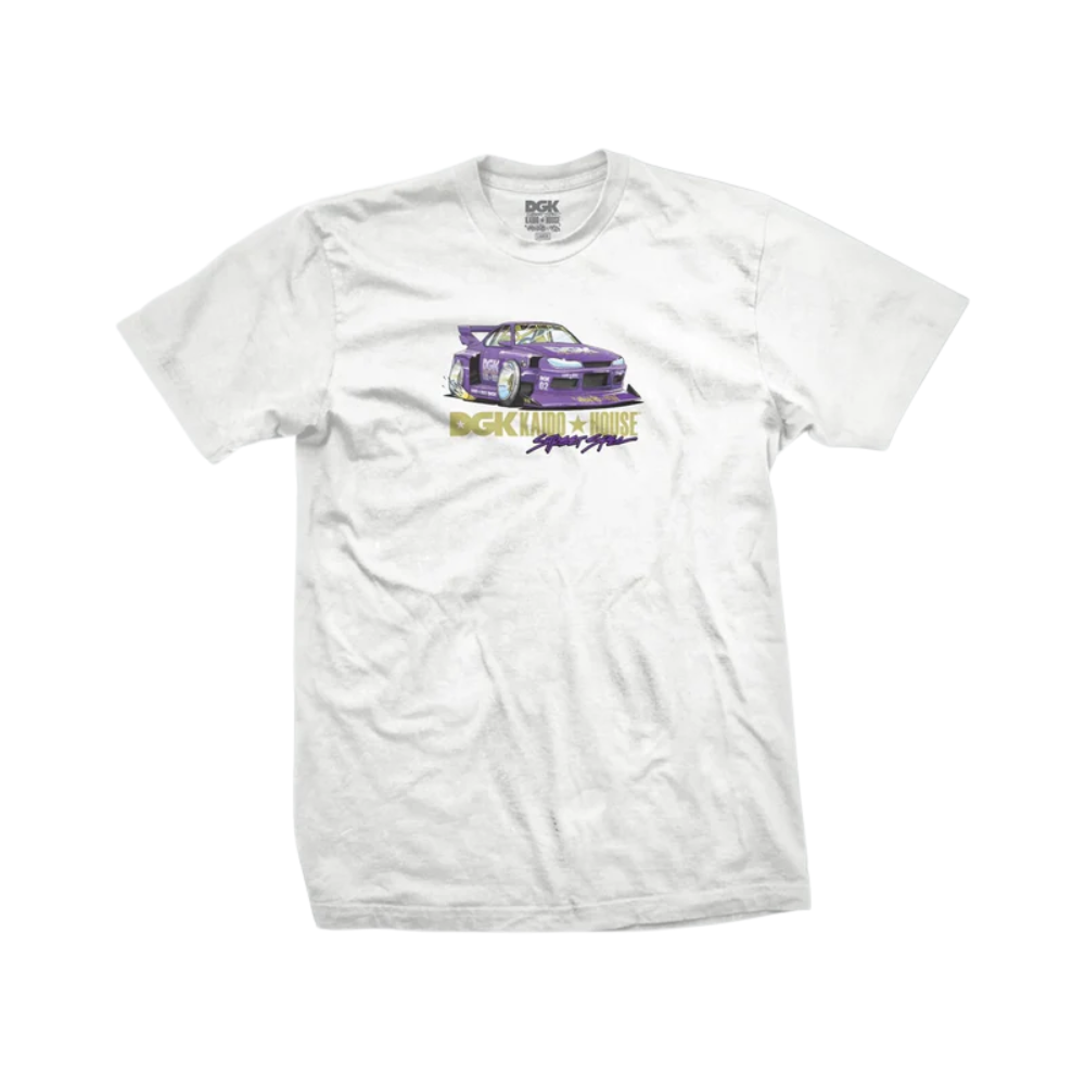 DGK x Kaido House Roulette Racer T-Shirt - White