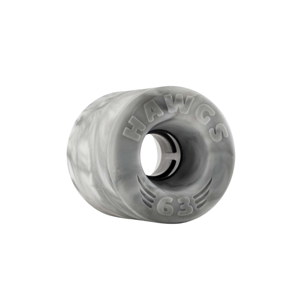 Hawgs Doozies Wheels 63mm 78a - Grey/White Swirl (Set of 4)