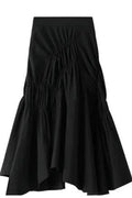 Ruffled layered skirt