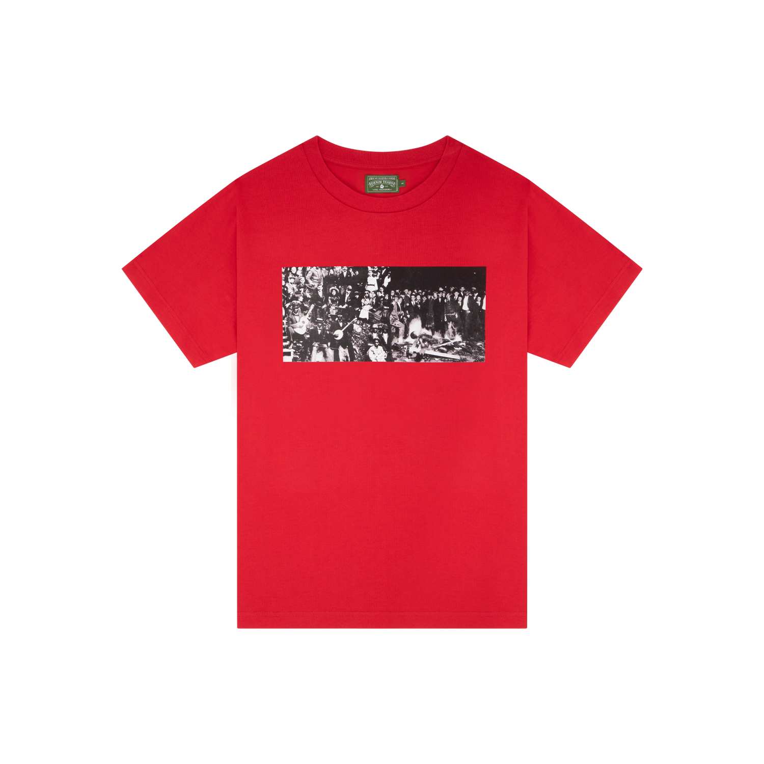 Denim Tears Black Entertainment Tee Red