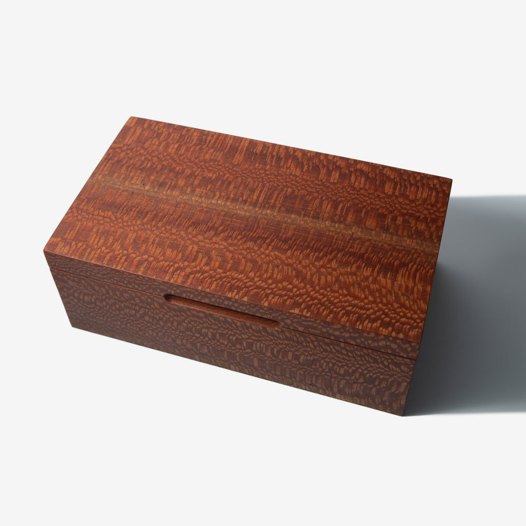 Cigar Humidor - Lacewood with Spanish Cedar Lining - 80 Capacity