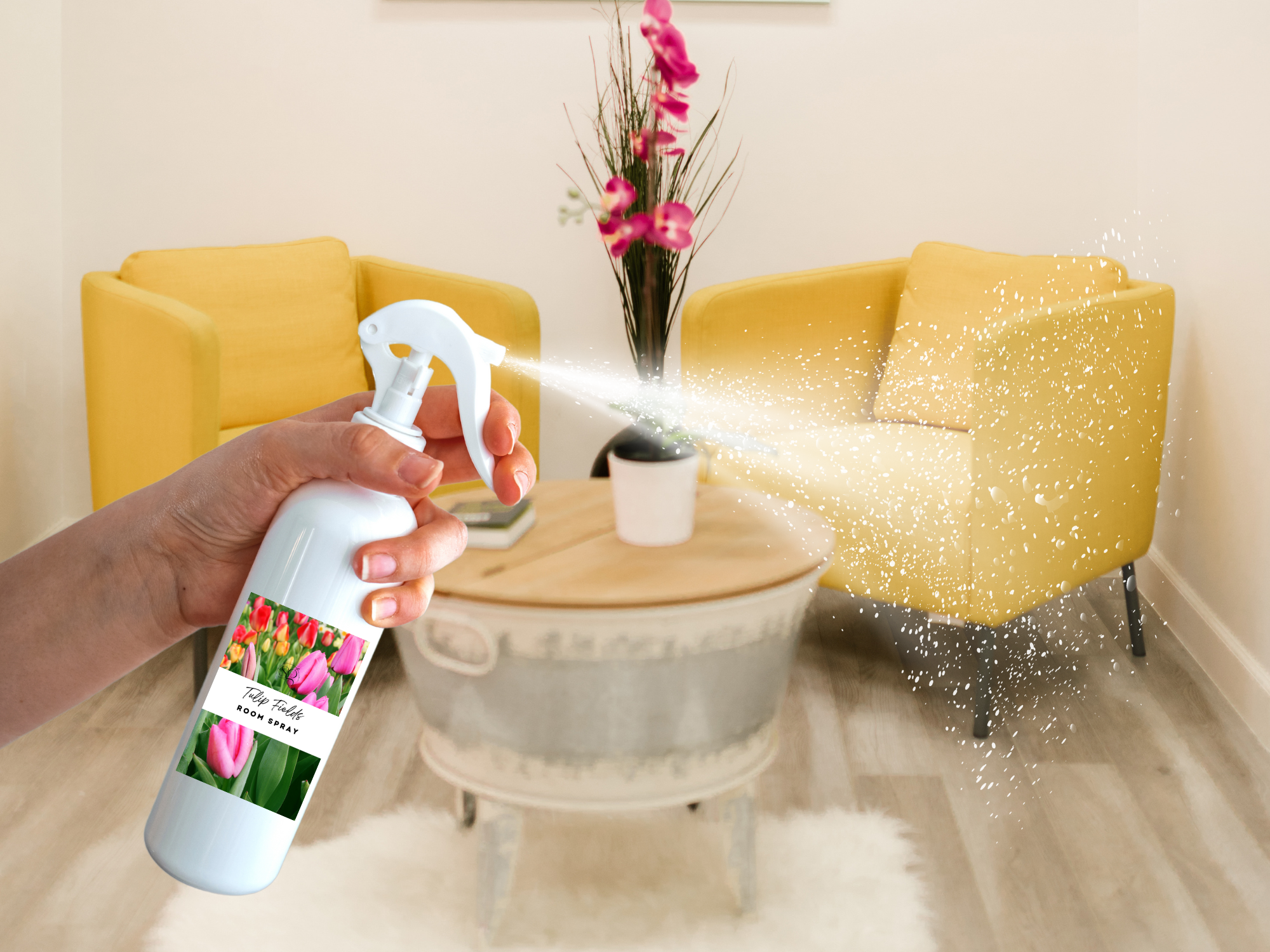 Citrus & Bright Room and linen Spray Collection – Uplifting Scents of Lemon, Grapefruit, Orange Blossom, and Bergamot 4oz