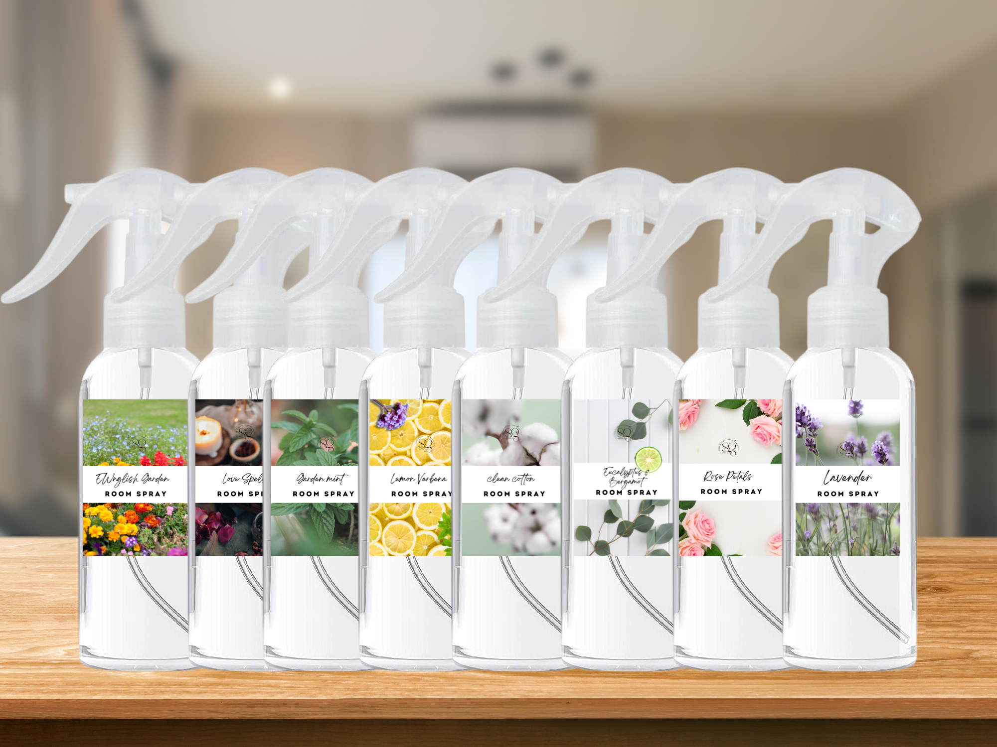 Citrus & Bright Room and linen Spray Collection – Uplifting Scents of Lemon, Grapefruit, Orange Blossom, and Bergamot 4oz