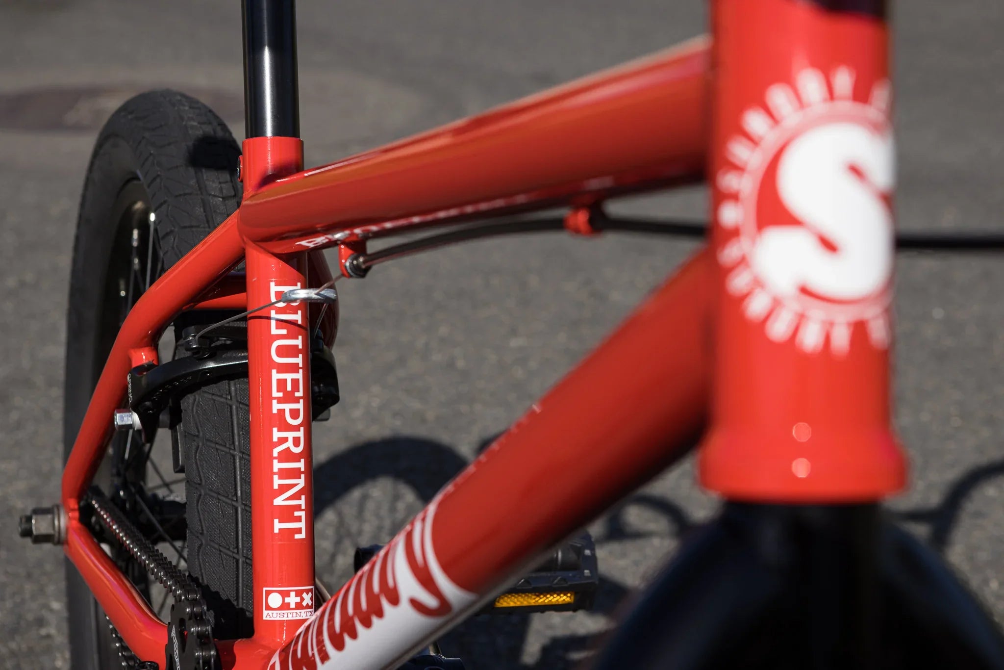 Sunday Blueprint 20″ Complete BMX Bike - Gloss Fire Engine Red