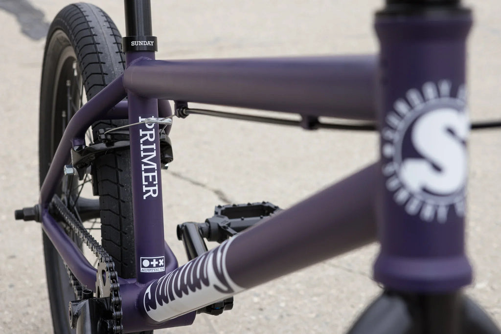 Sunday Primer 21″ Complete BMX Bike - Matte Midnight Purple
