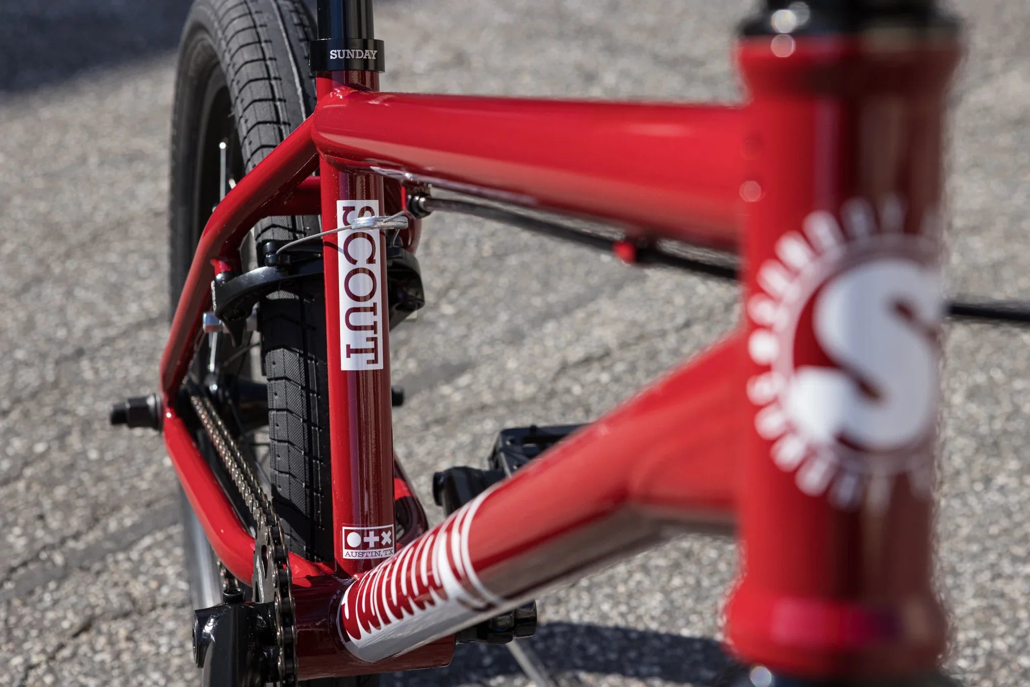 Sunday Scout 21″ Complete BMX Bike - Gloss Maroon