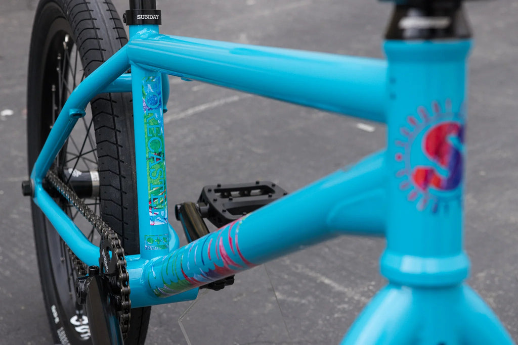 Sunday Forecaster (FC) Aaron Ross 20.5" Complete BMX Bike - Gloss Ocean Blue