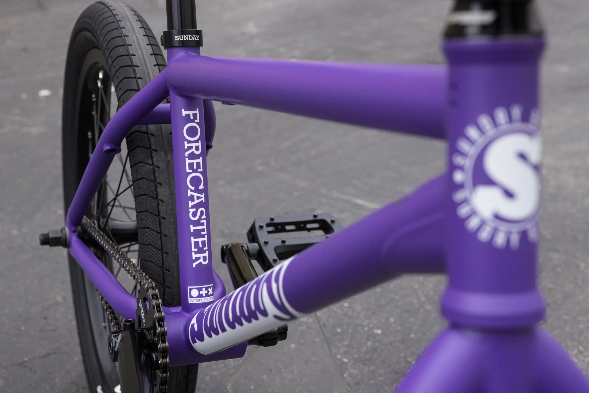 Sunday Forecaster (Csst) 20.75″ Complete BMX Bike - Matte Grape Soda