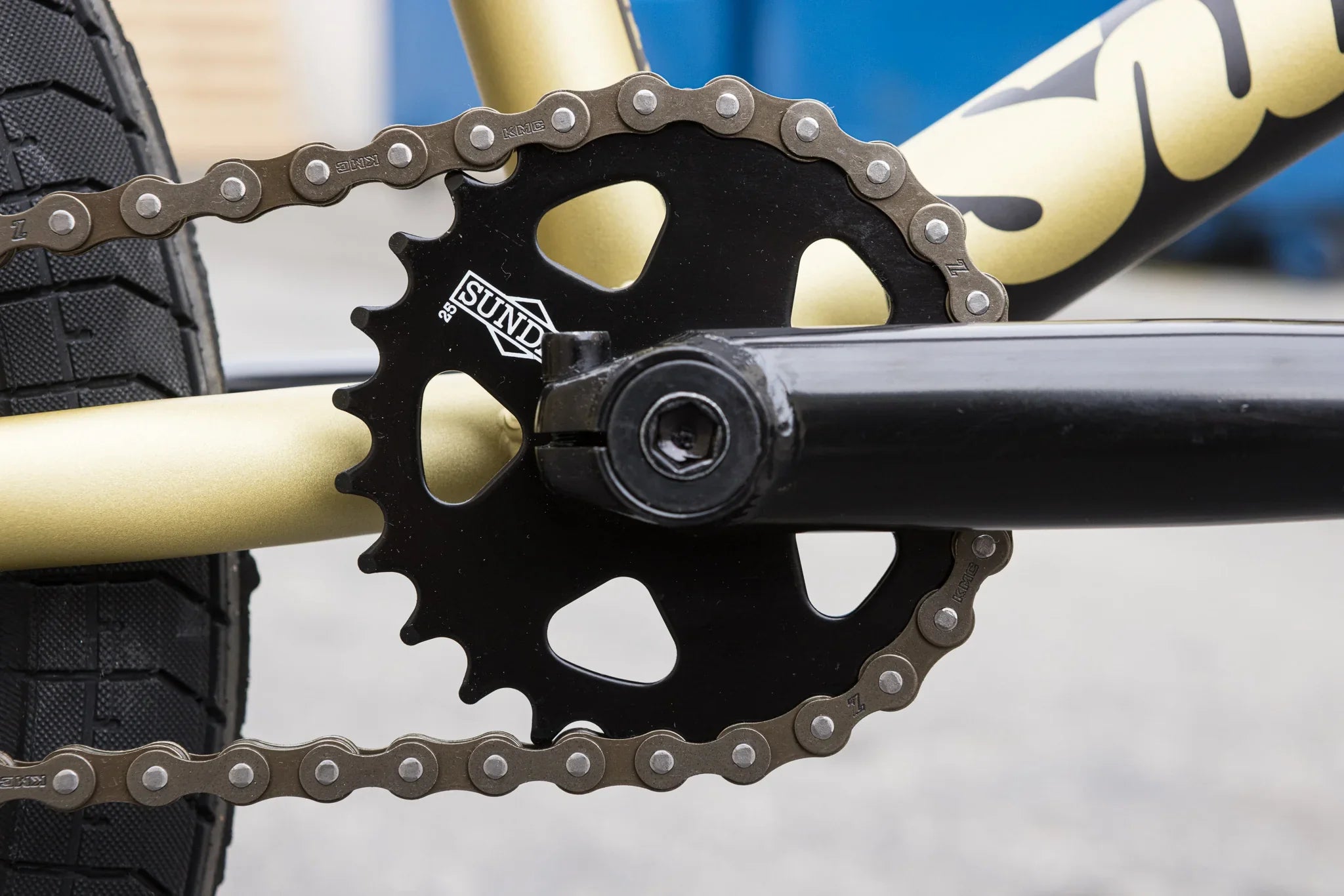 Sunday Forecaster (FC) Broc Raiford Signature 21″ Complete BMX Bike - Matte Metallic Gold (RHD)