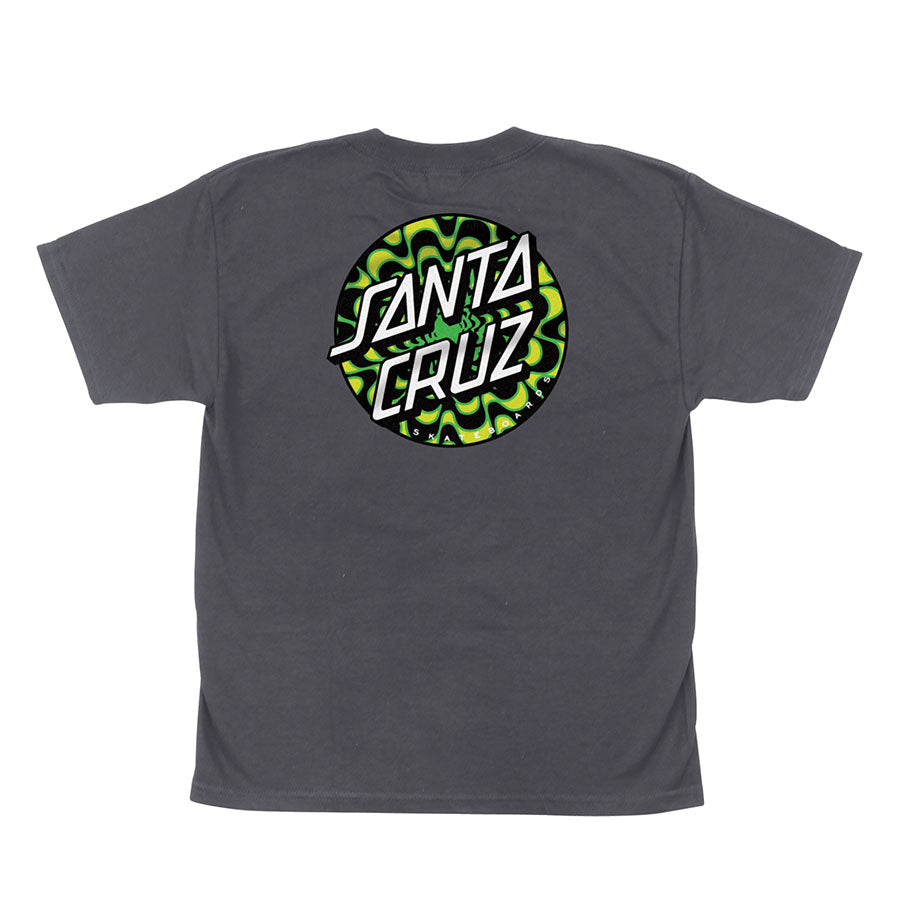 Santa Cruz Kaleidot Short Sleeve Youth T-Shirt - Charcoal