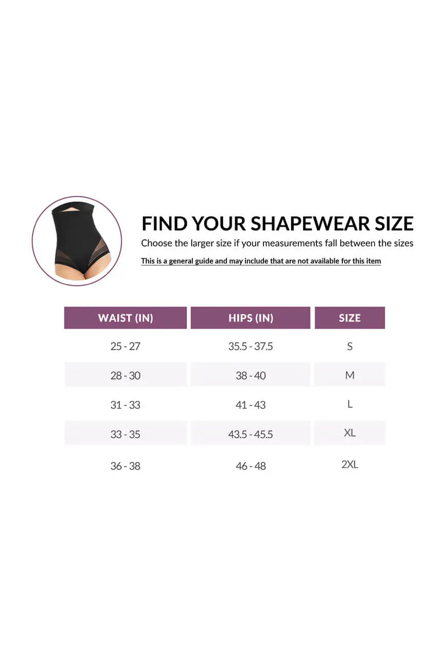 CURVEEZ High Waist Briefs Flawless