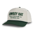 Sendero Cowboy Cream/Green 5 Panel Structured Snapback Hat