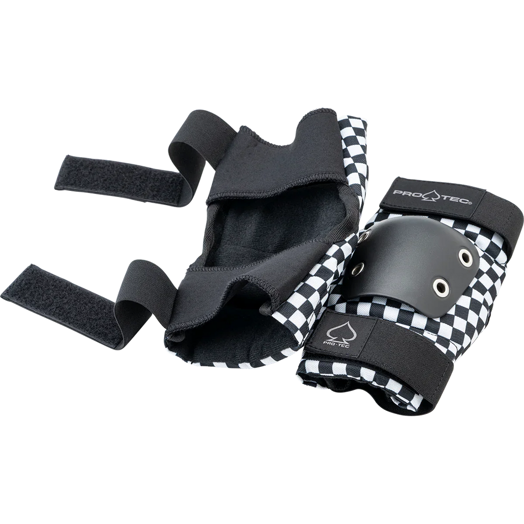 ProTec Street Gear Junior 3 Pack Open Back Combo Pads - Checker