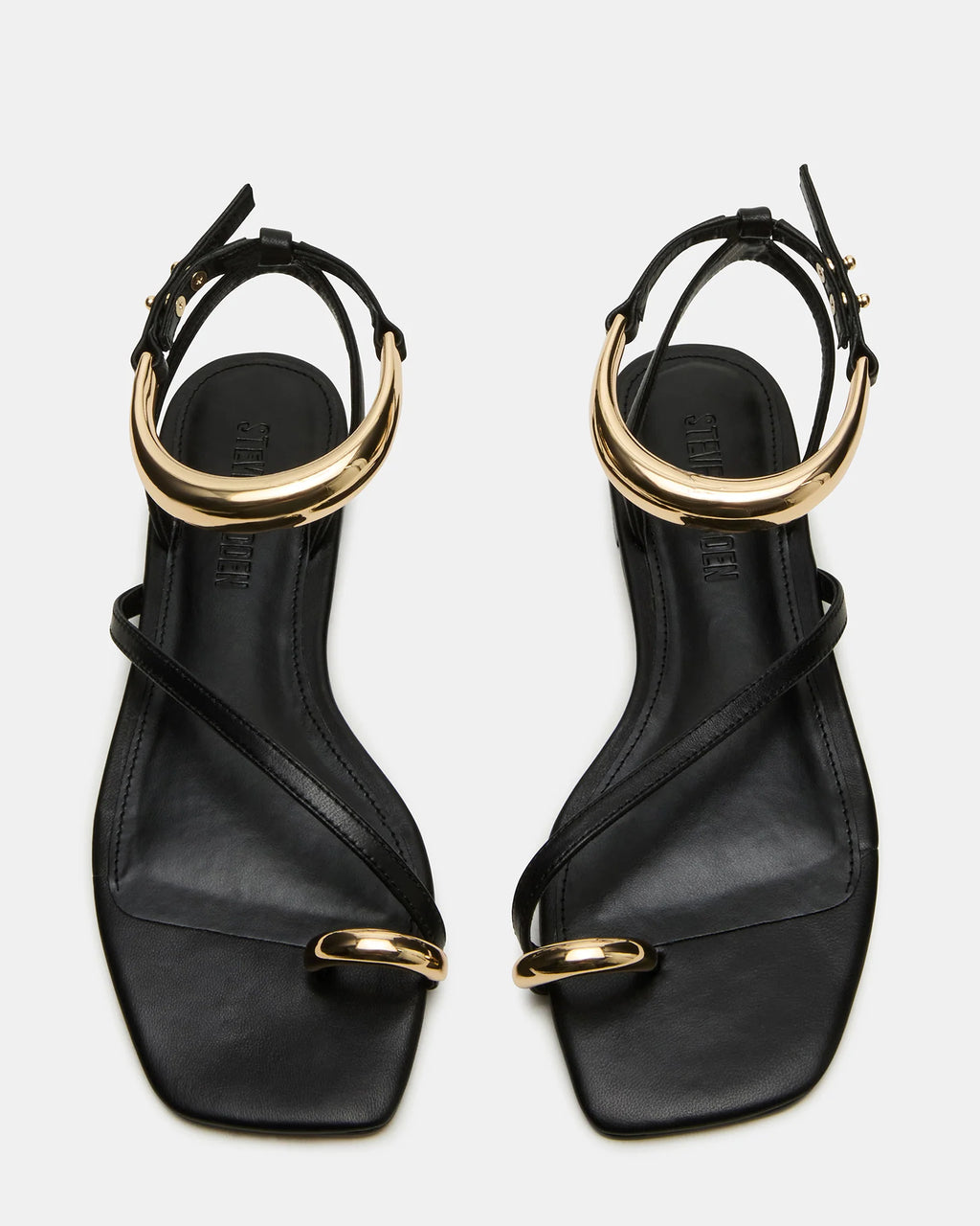 Steve Madden Odyssey Black Leather