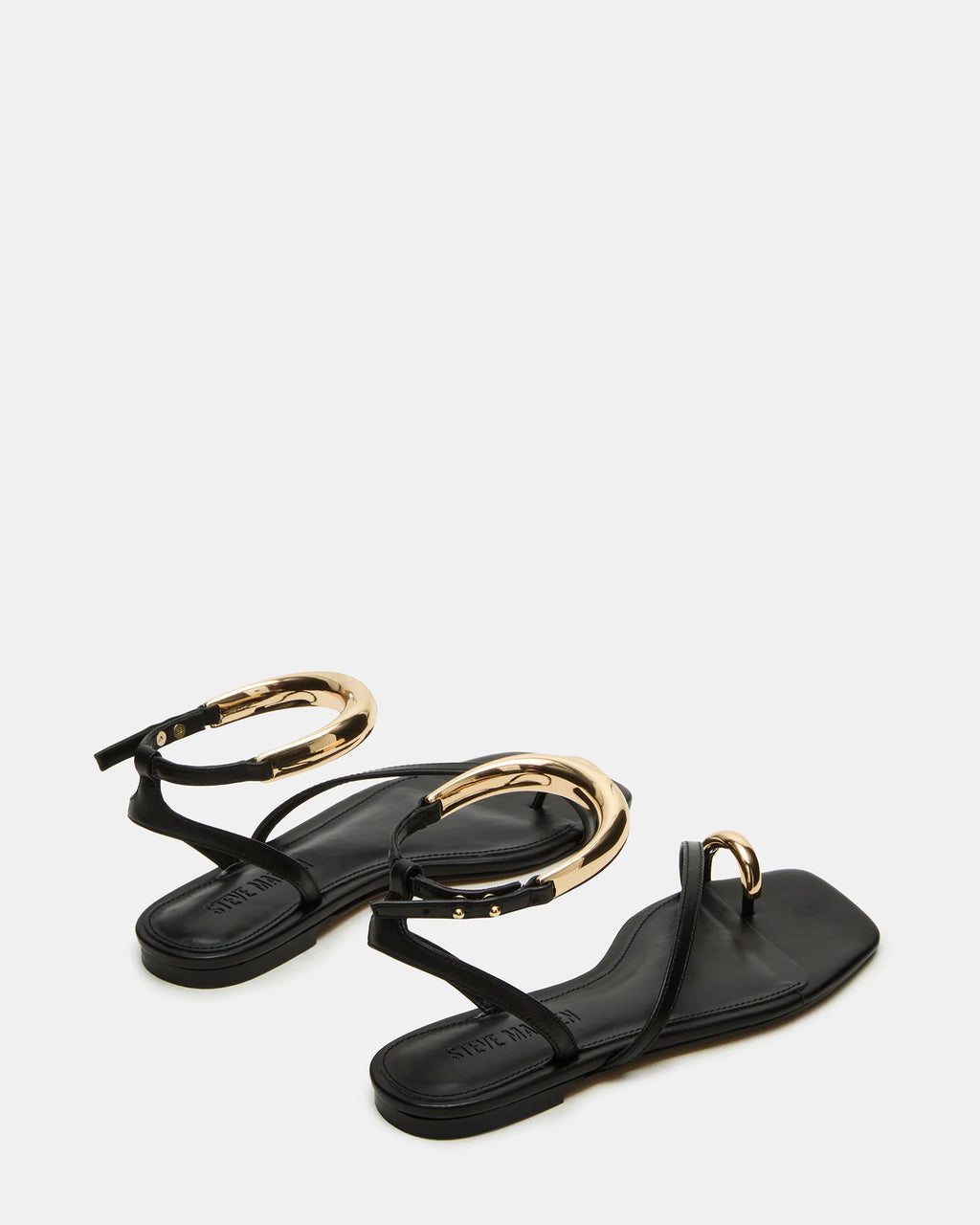 Steve Madden Odyssey Black Leather