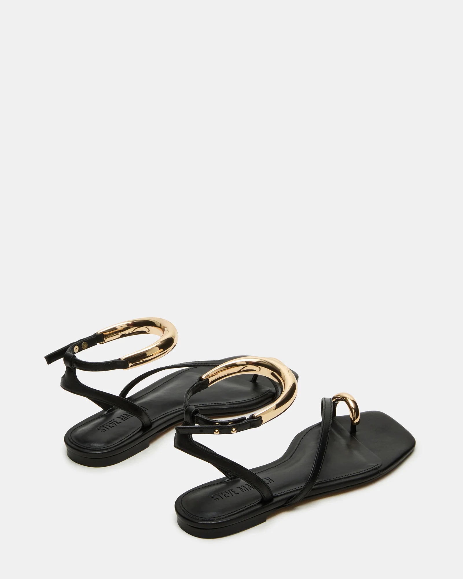 Steve Madden Odyssey Black Leather