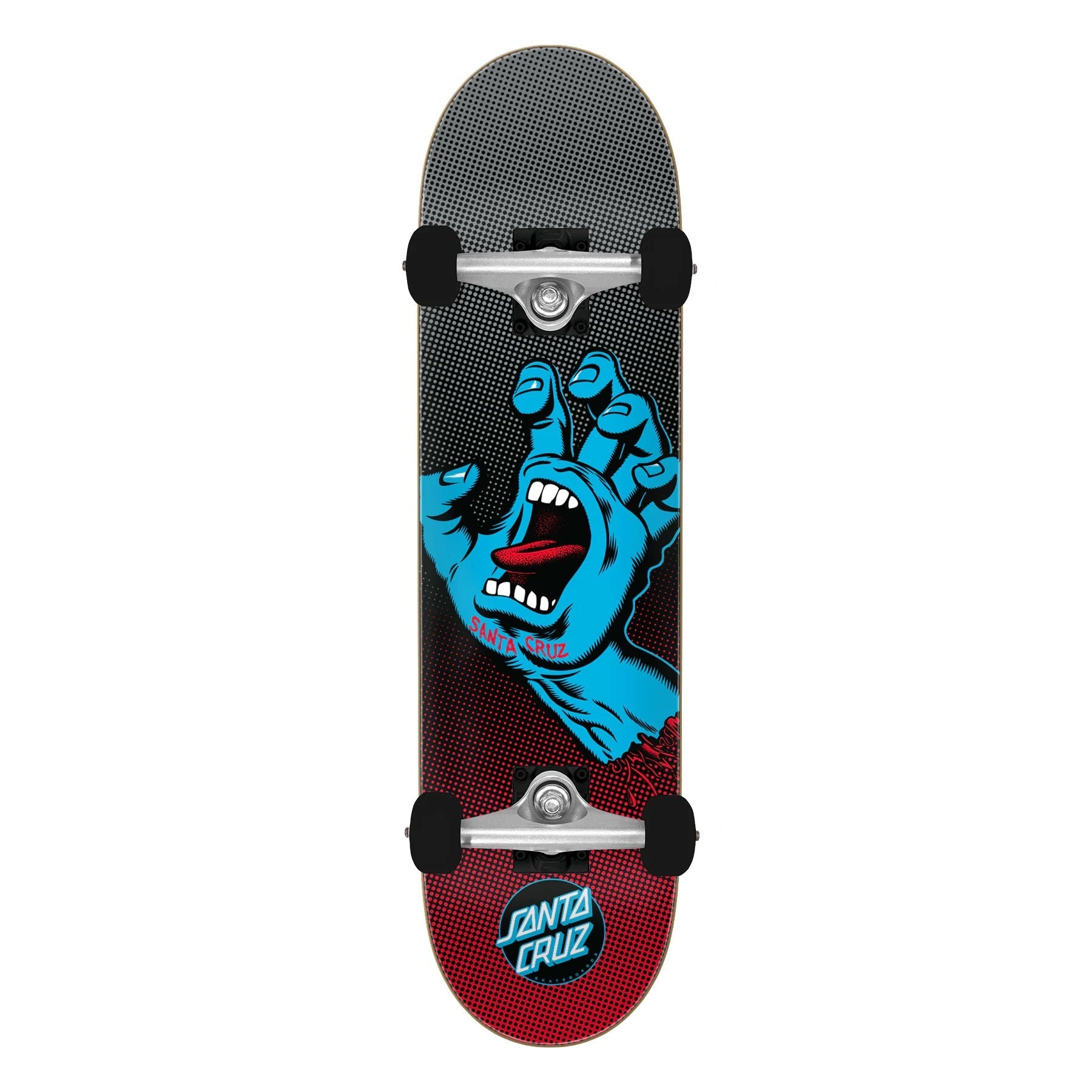 Santa Cruz Large Screaming Hand Fade Complete Skateboard - 8.25″