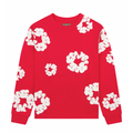 Denim Tears Long Sleeve Cotton Wreath Tee Red