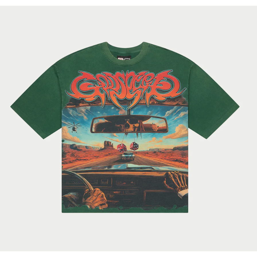 Godspeed On The Run T-Shirt (Green)