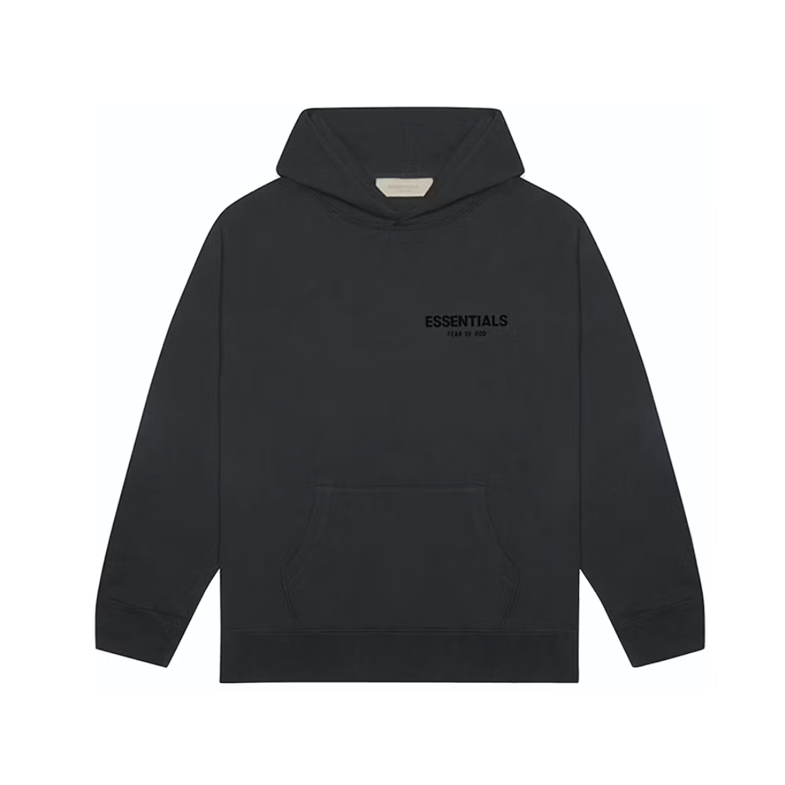 Fear of God Essentials Pull-Over Hoodie (SS22) (Black / Stretch Limo)
