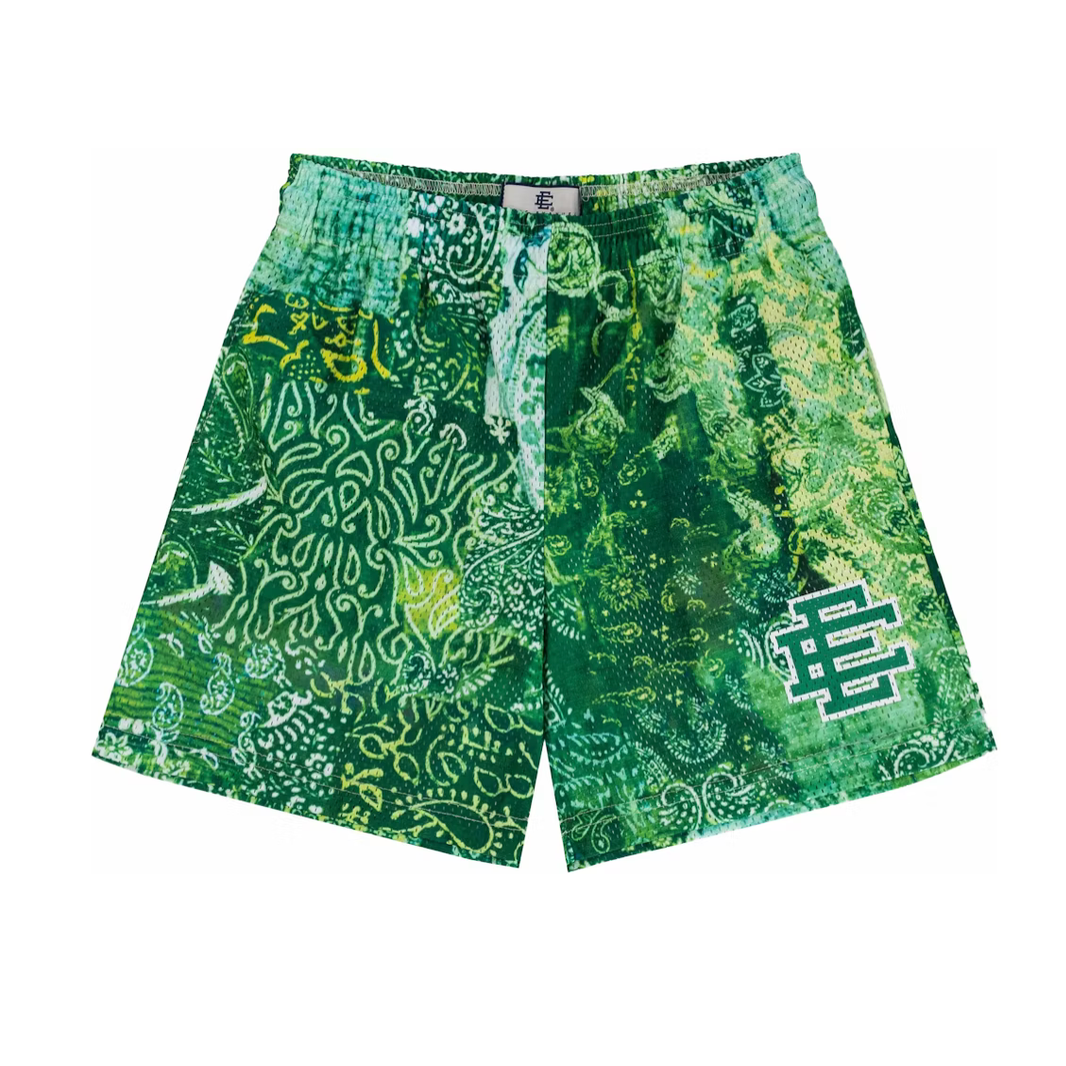 Eric Emanuel EE Basic Short Neon Green Paisley