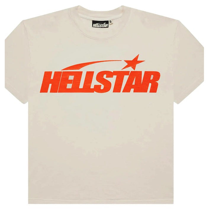 Hellstar Classic T-shirt White/Orange