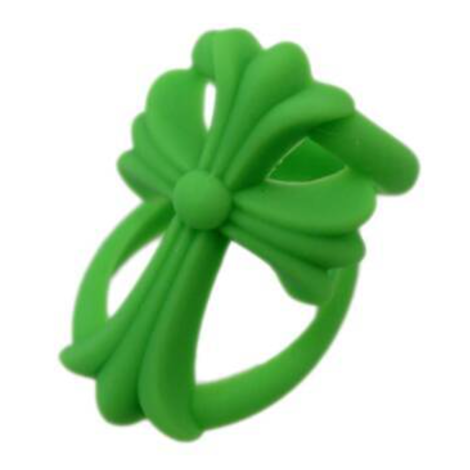 Chrome Hearts Green Silicon Infinity Cross Ring