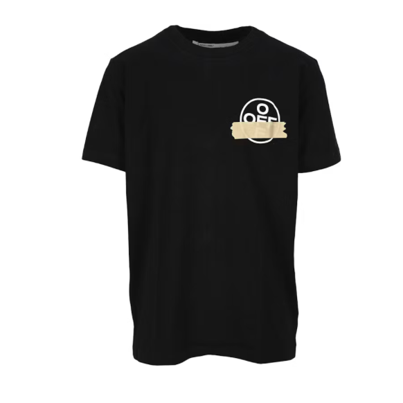 OFF-WHITE Slim Fit Tape Arrows T-shirt Black/Beige