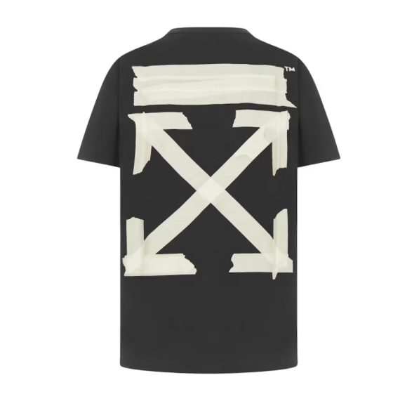 OFF-WHITE Slim Fit Tape Arrows T-shirt Black/Beige