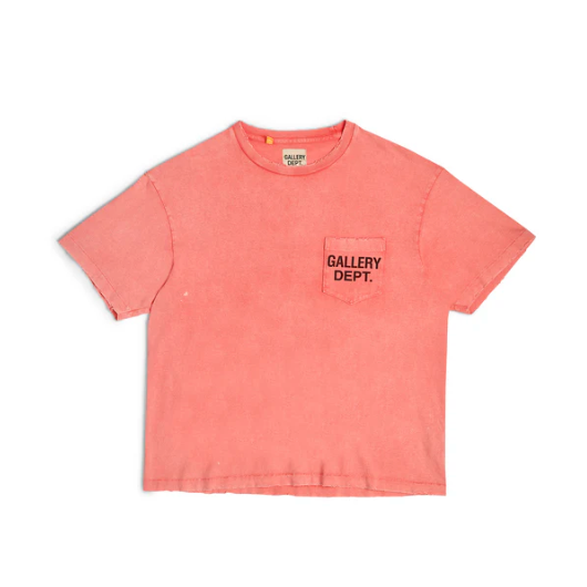 Gallery Dept Vintage Pocket Tee Sun Wash Red