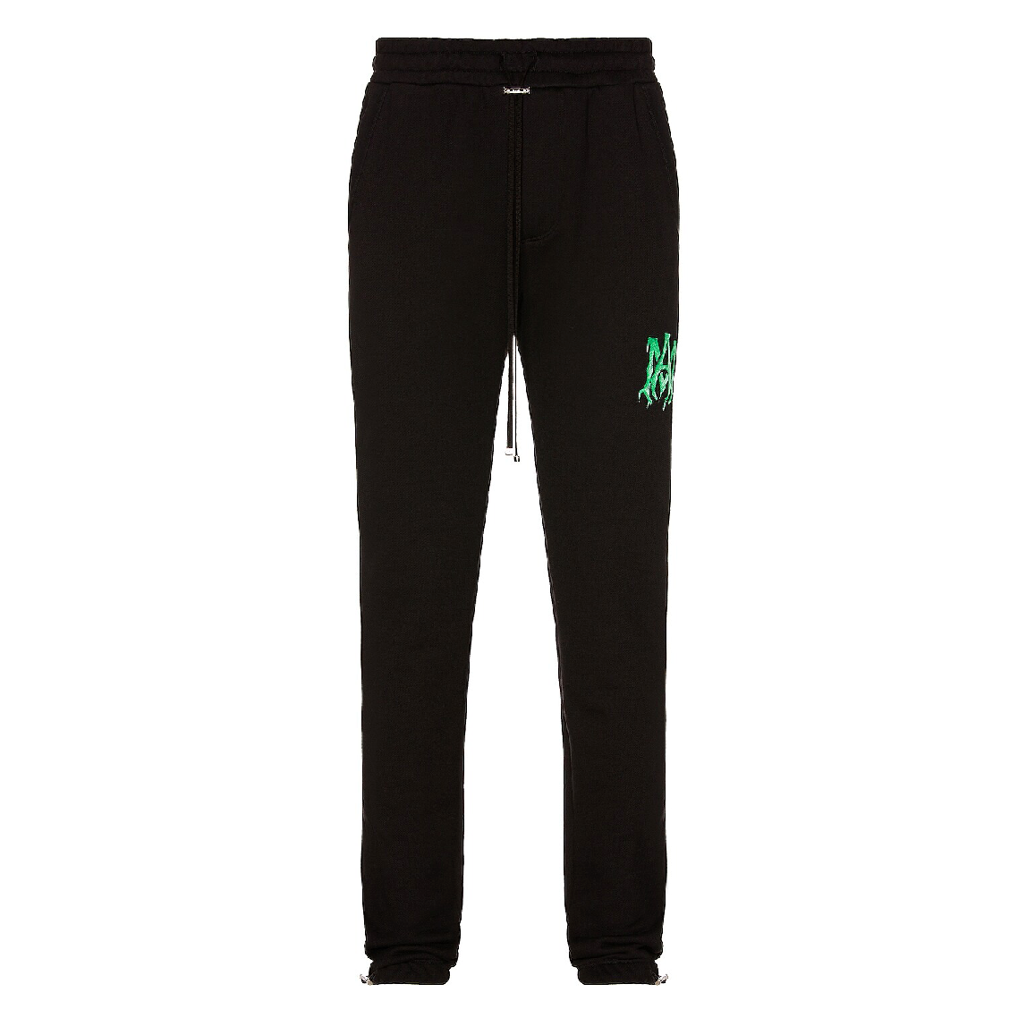 Amiri Watercolor MA lime green Sweatpants Black
