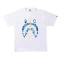 BAPE ABC Camo Gold Zip Shark Tee