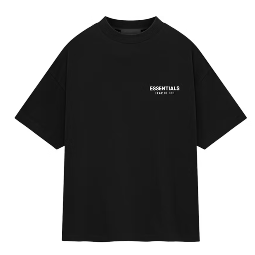 Fear of God Essentials Jersey Crewneck Tee (Black)