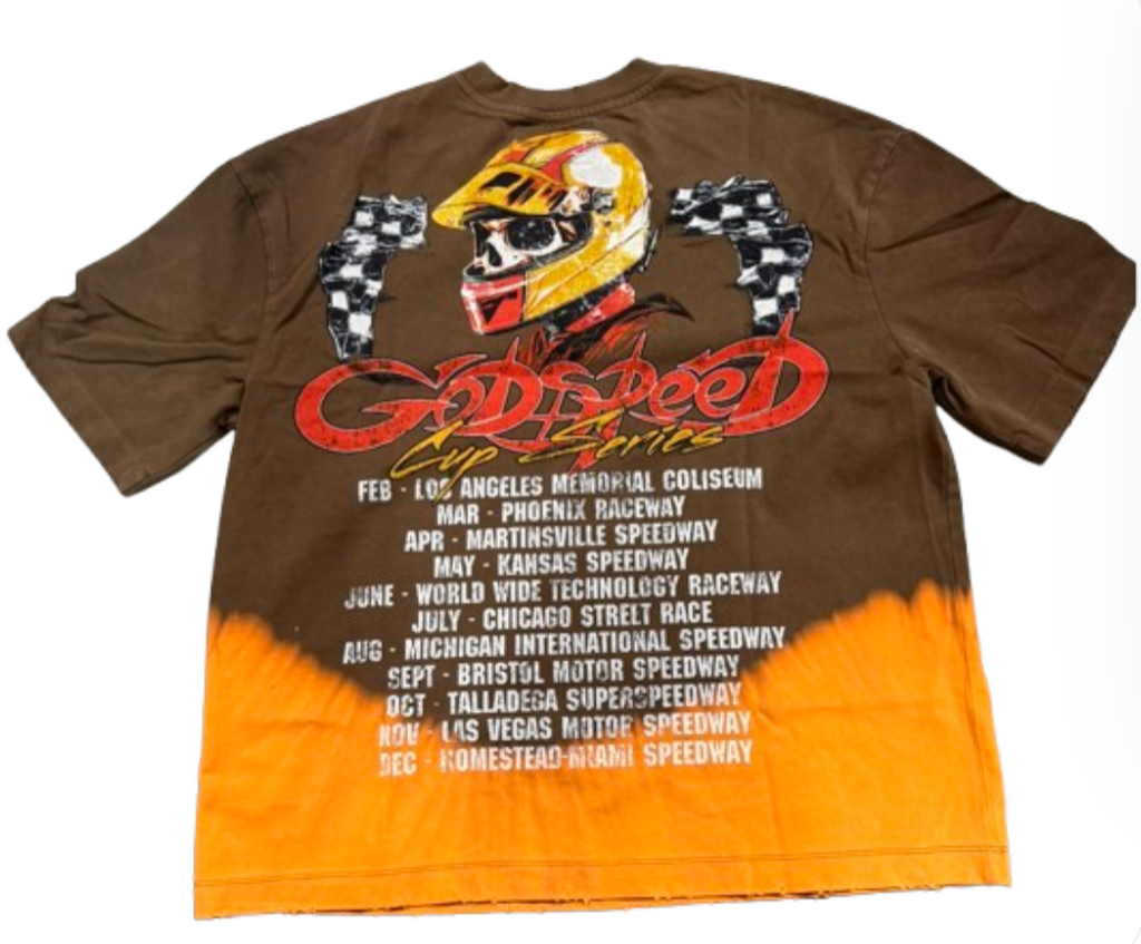 GODSPEED F-T-W Tee (Brown Bleached Wash)