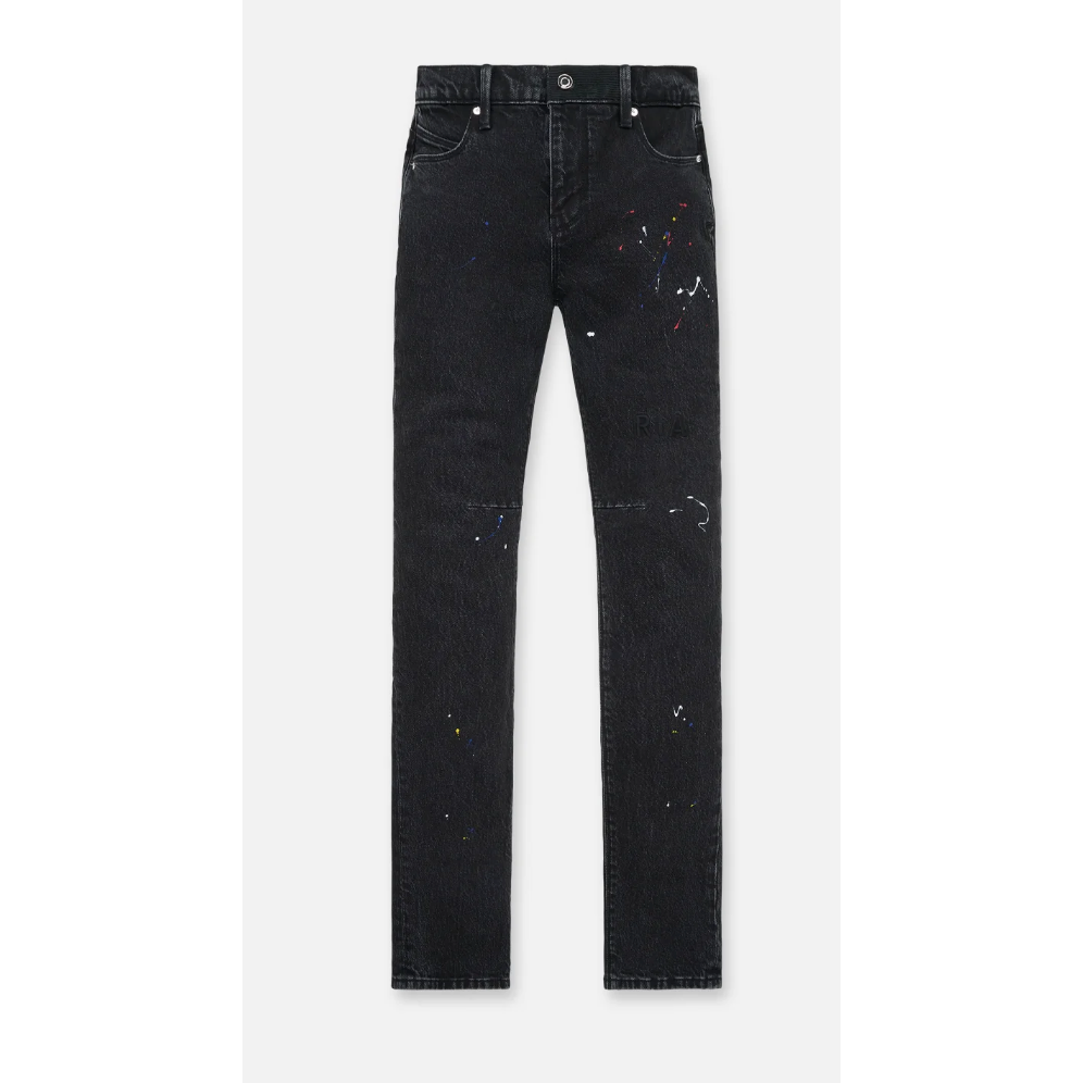 RTA Olivier Skinny Jean (Black Tri Paint)