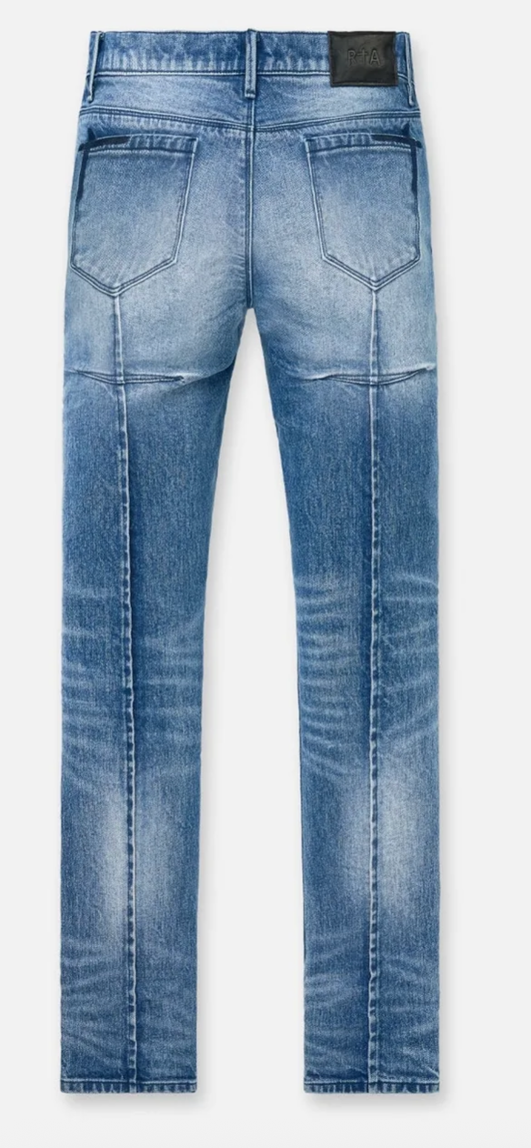 Clayton Skinny Jean Distressed Medium Wash (Blue)