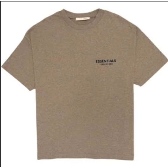 Fear of God Essentials Classic Short Sleeve Tee SS25 (Homestead Heather)