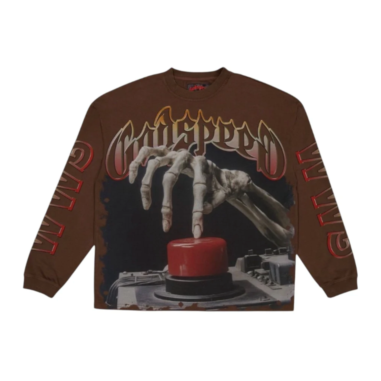 Godspeed Code Red Longsleeve (Mocha Wash)