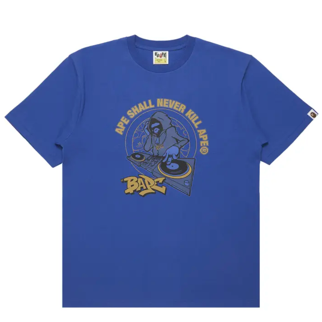 BAPE DJ Tee (Blue)