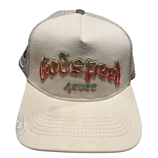 Godspeed Forever Trucker Hat (Gradient Bone)